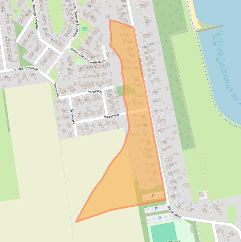 Kaart van postcodegebied 9681CX.