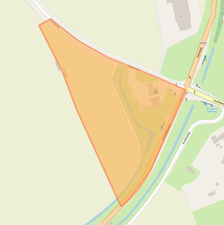 Kaart van postcodegebied 9681TZ.