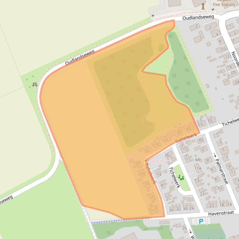 Kaart van postcodegebied 9682PM.