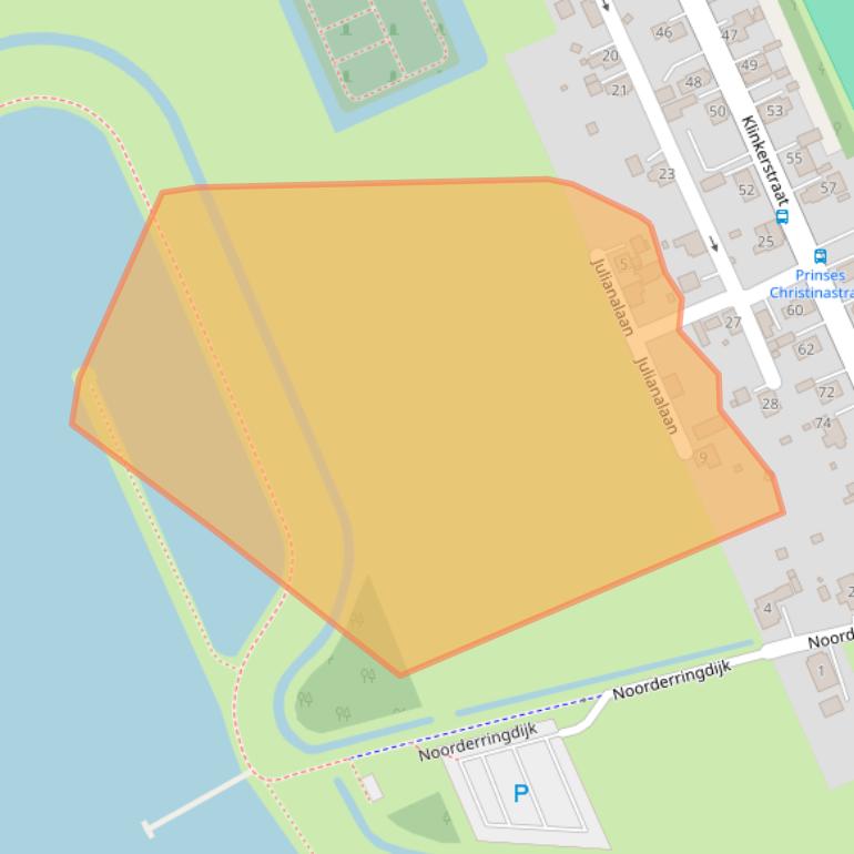 Kaart van postcodegebied 9682PV.