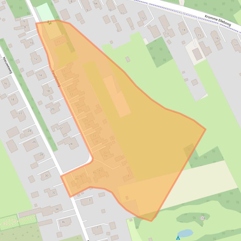 Kaart van postcodegebied 9682RJ.