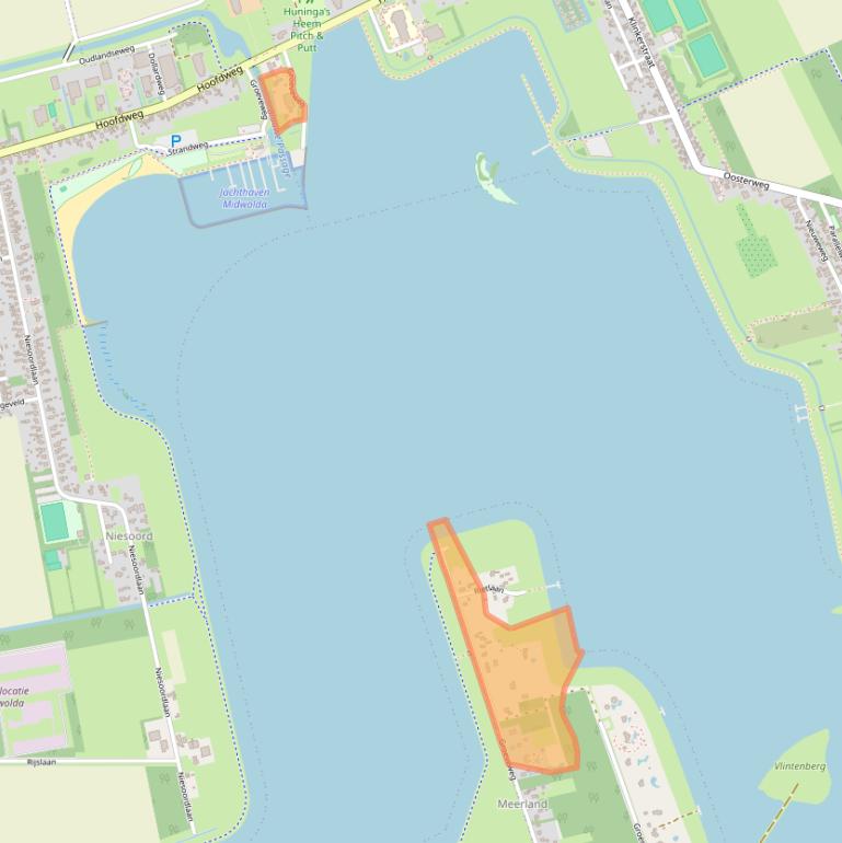 Kaart van postcodegebied 9682RP.