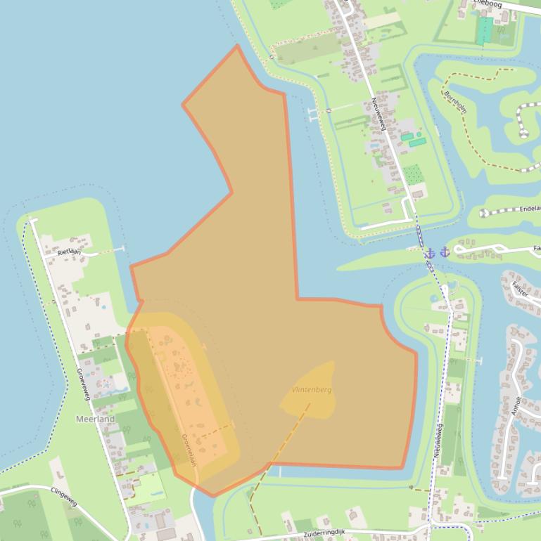Kaart van postcodegebied 9682RX.