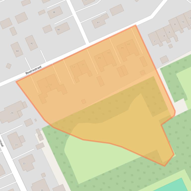 Kaart van postcodegebied 9682SC.