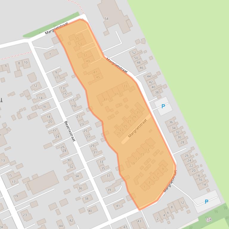 Kaart van postcodegebied 9682SG.