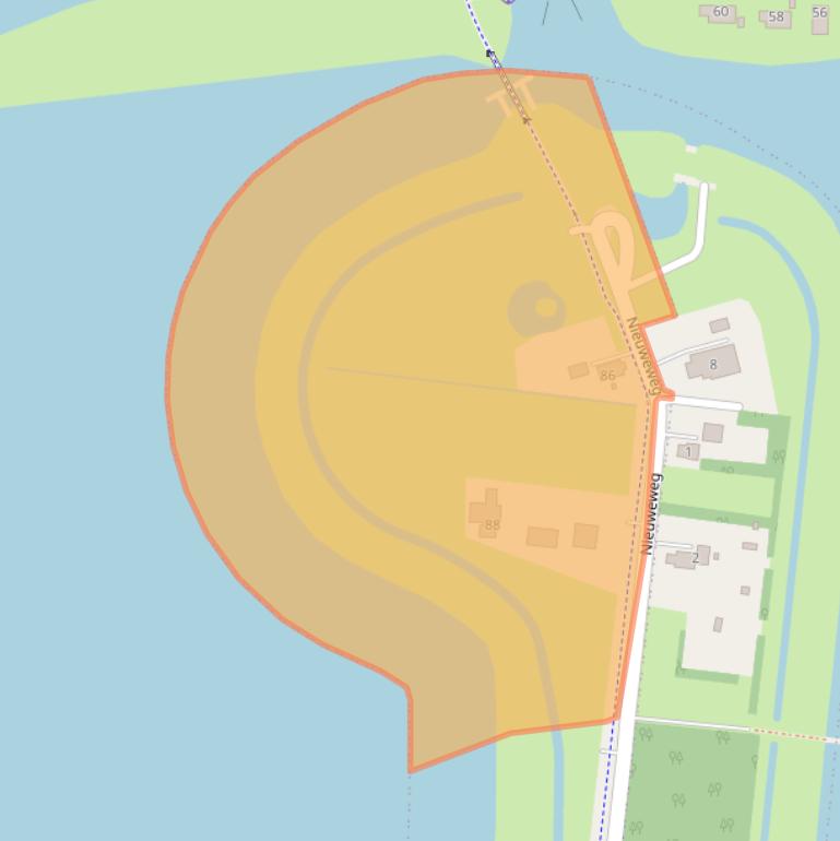 Kaart van postcodegebied 9682VN.