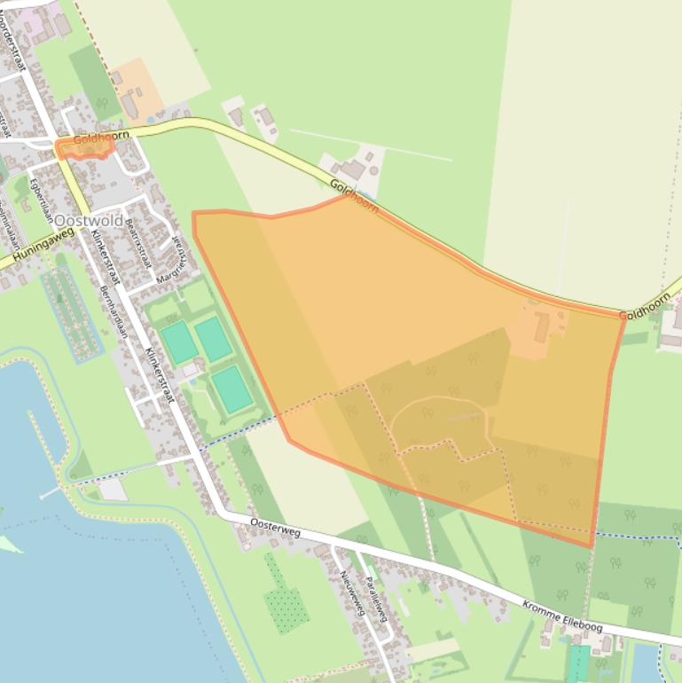 Kaart van postcodegebied 9682XN.