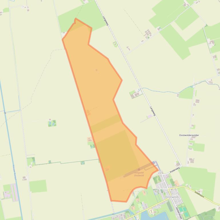 Kaart van postcodegebied 9682XP.