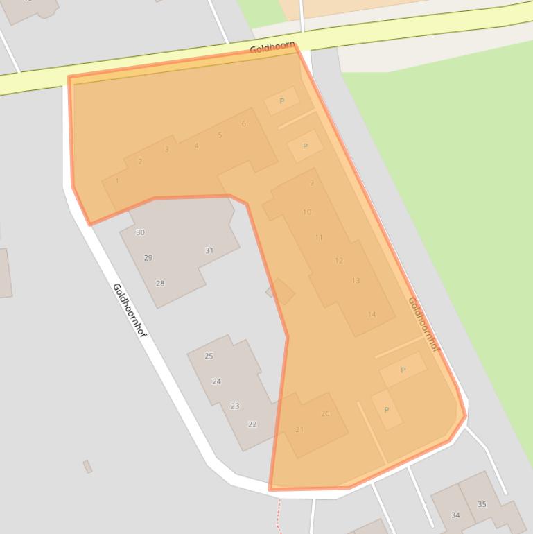 Kaart van postcodegebied 9682XV.