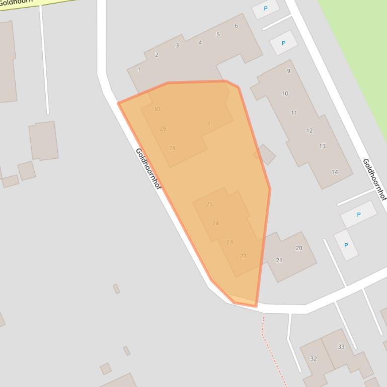 Kaart van postcodegebied 9682XW.