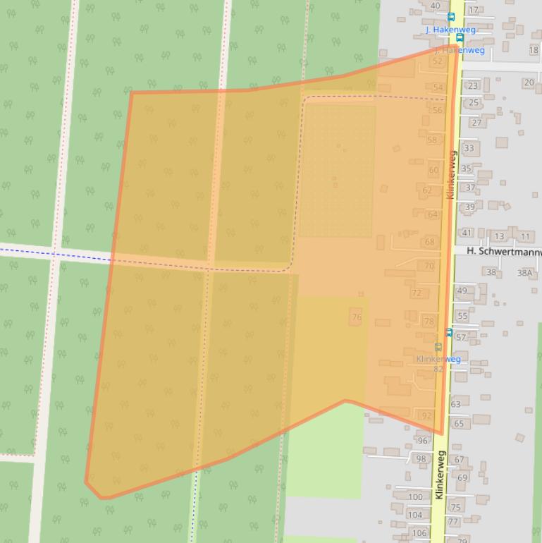 Kaart van postcodegebied 9684AG.