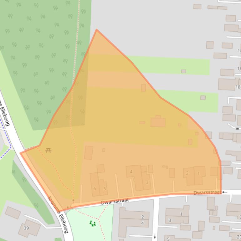 Kaart van postcodegebied 9684AN.