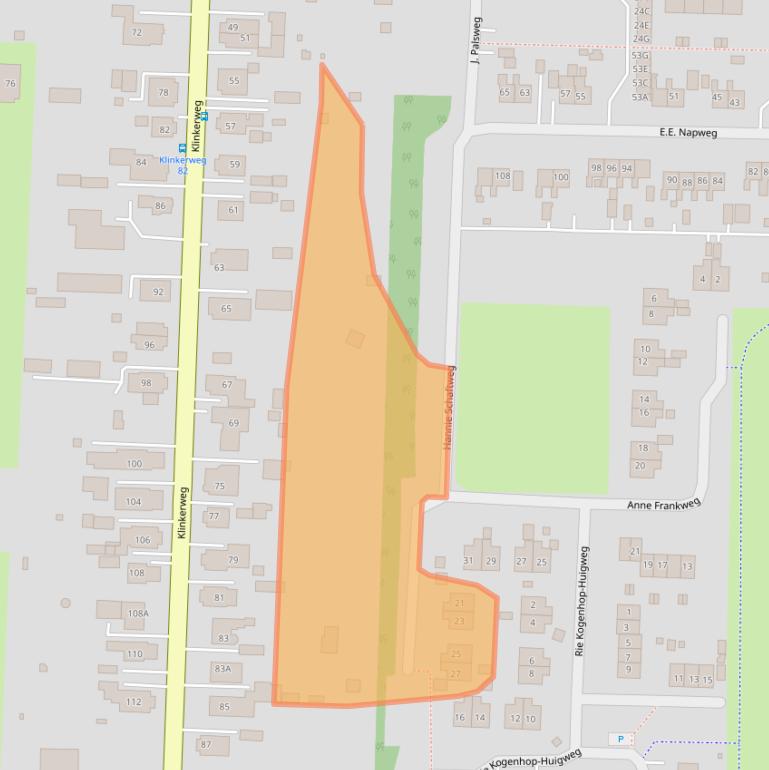 Kaart van postcodegebied 9684BW.