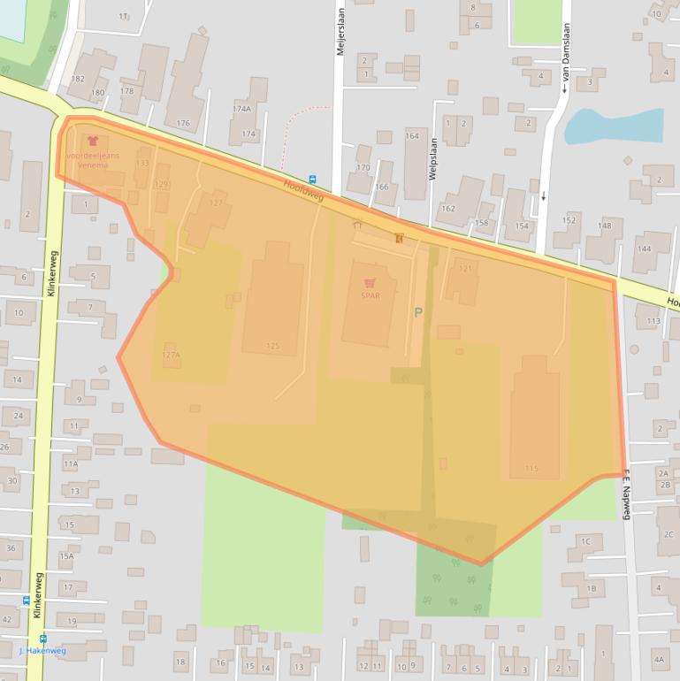 Kaart van postcodegebied 9684CE.