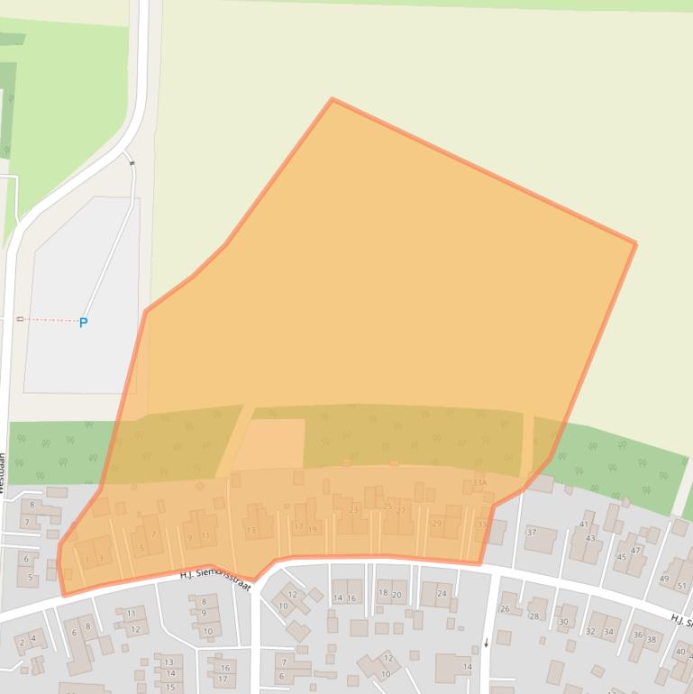 Kaart van postcodegebied 9684CN.