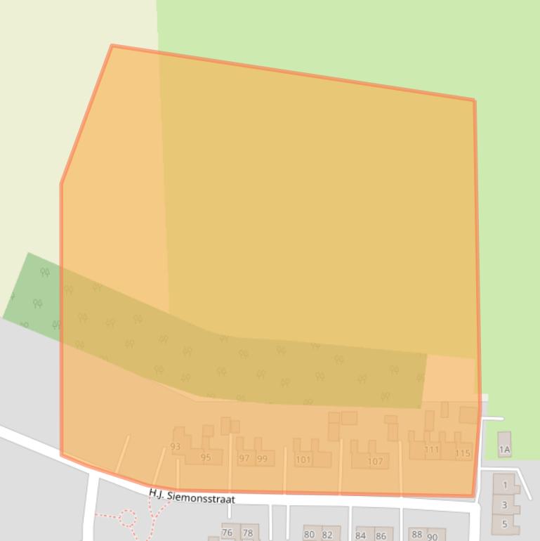 Kaart van postcodegebied 9684CR.