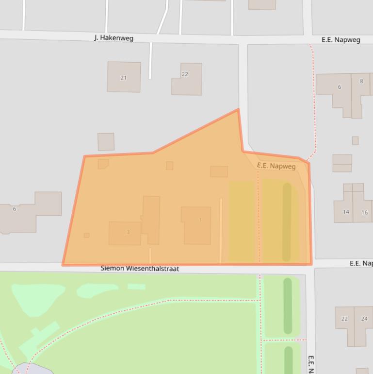 Kaart van postcodegebied 9684DA.