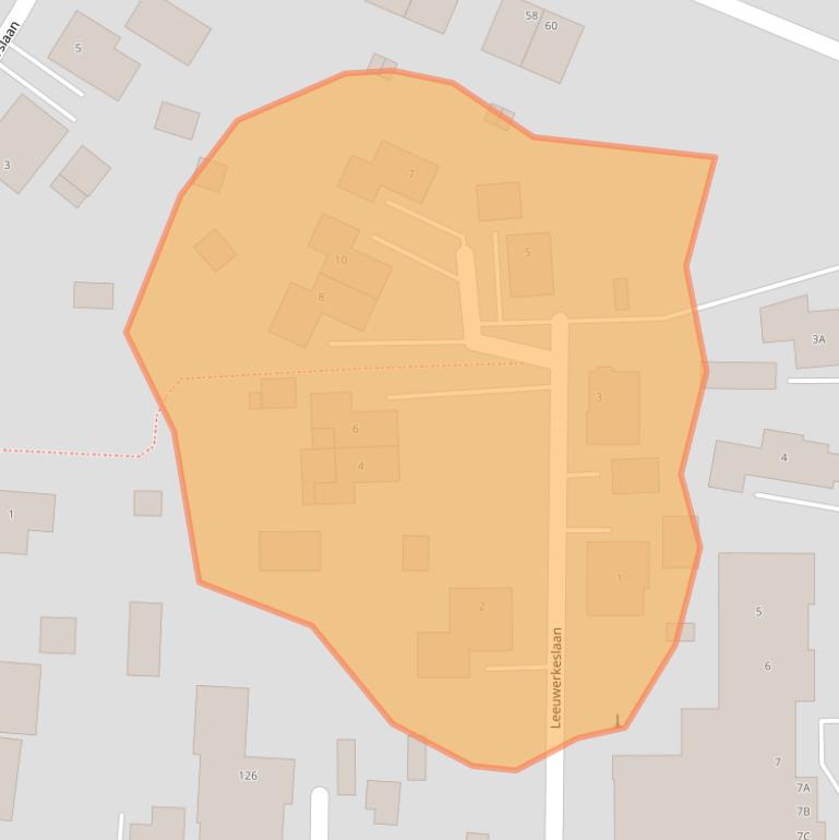 Kaart van postcodegebied 9684EB.