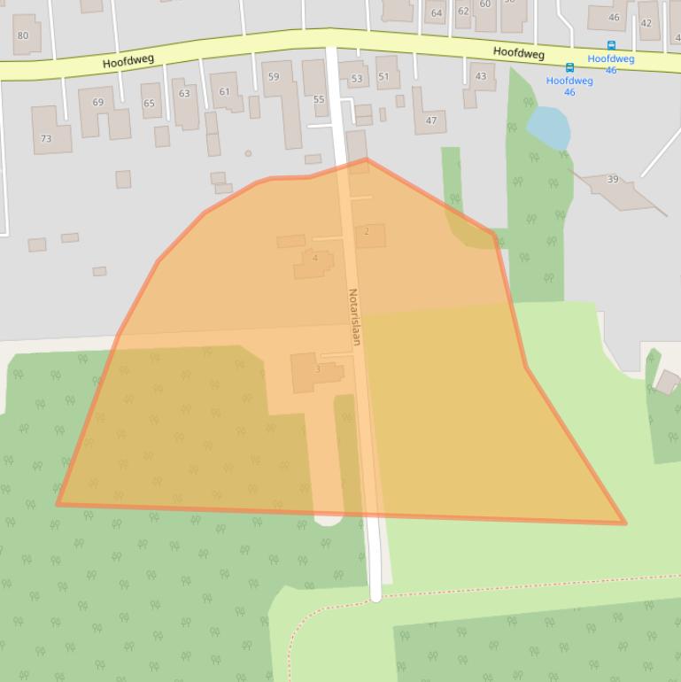 Kaart van postcodegebied 9684EJ.