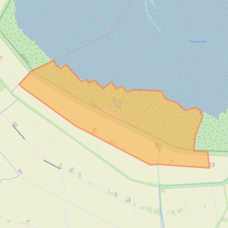 Kaart van postcodegebied 9684TS.