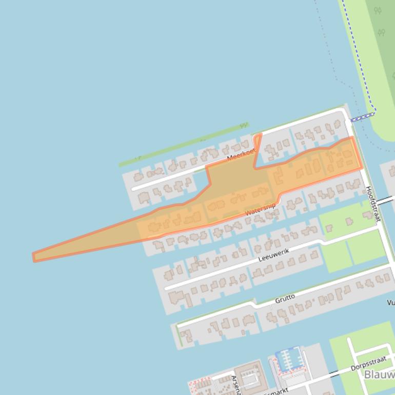 Kaart van postcodegebied 9685AC.