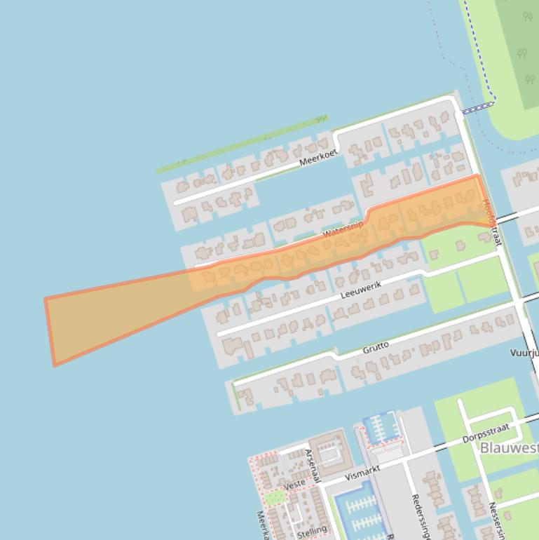 Kaart van postcodegebied 9685AD.