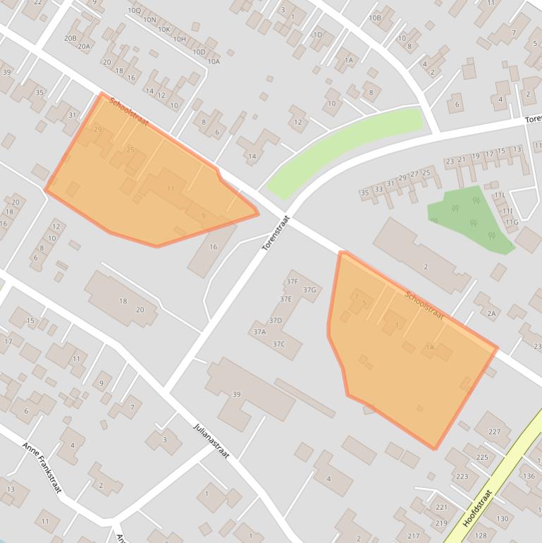 Kaart van postcodegebied 9686NA.