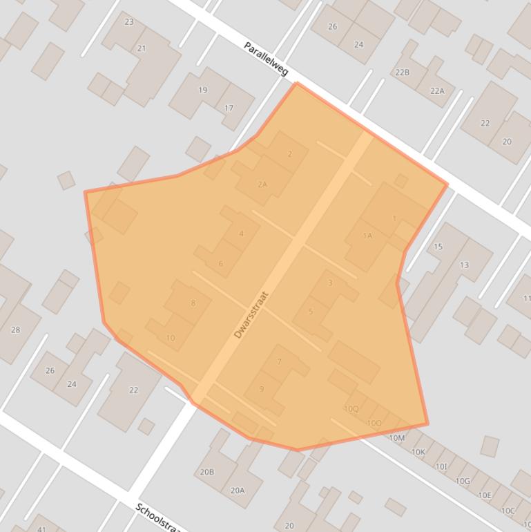 Kaart van postcodegebied 9686NE.