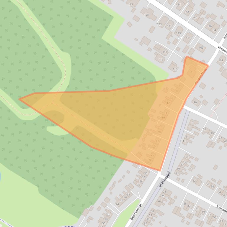 Kaart van postcodegebied 9686NJ.