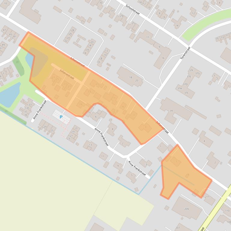 Kaart van postcodegebied 9686NL.