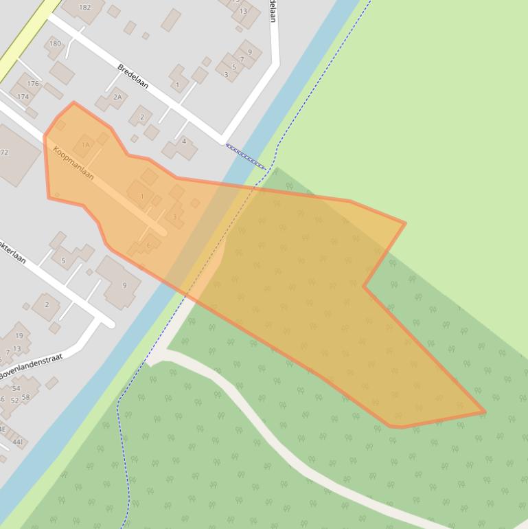 Kaart van postcodegebied 9686PV.