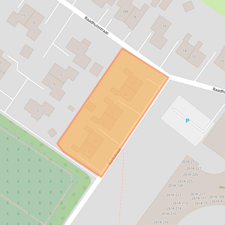 Kaart van postcodegebied 9686RS.