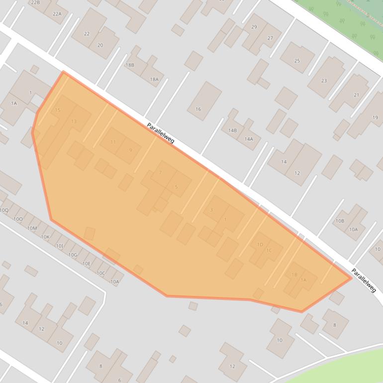Kaart van postcodegebied 9686SP.