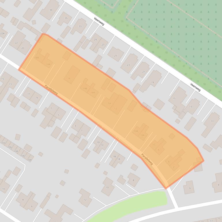 Kaart van postcodegebied 9686ST.