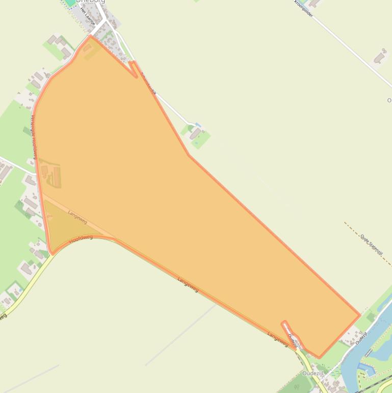 Kaart van postcodegebied 9687PG.