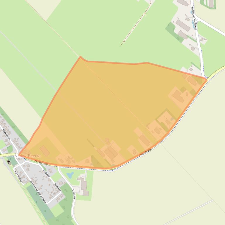 Kaart van postcodegebied 9687PK.