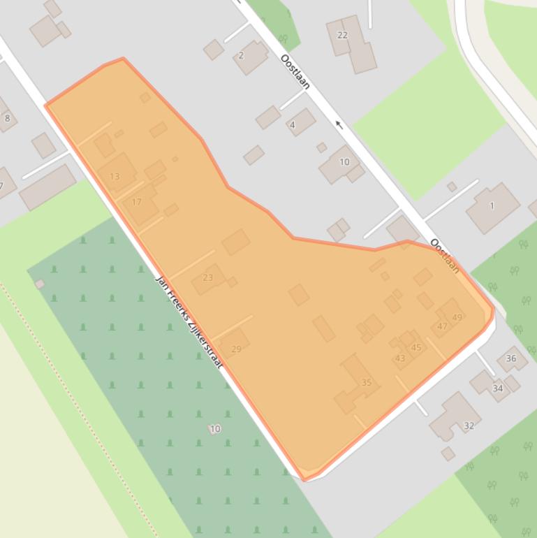 Kaart van postcodegebied 9687PT.