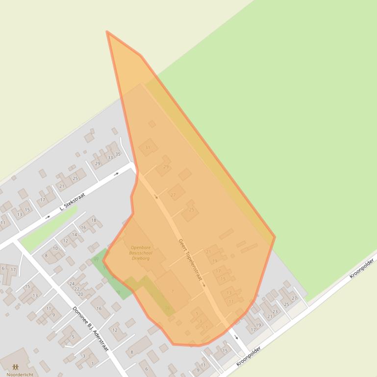 Kaart van postcodegebied 9688RN.