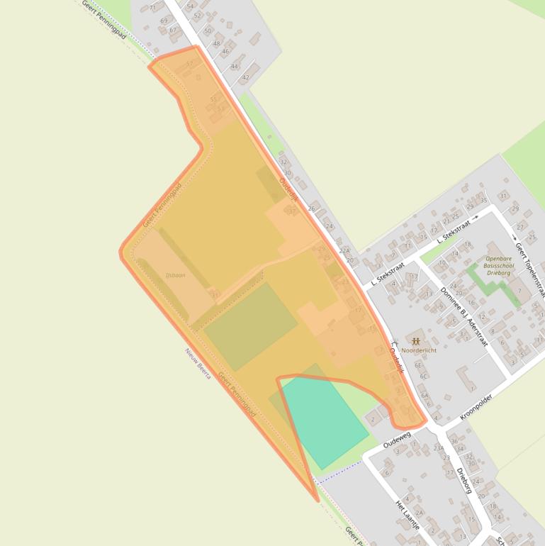 Kaart van postcodegebied 9688RS.