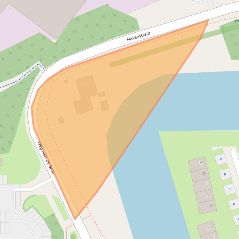 Kaart van postcodegebied 9693AJ.