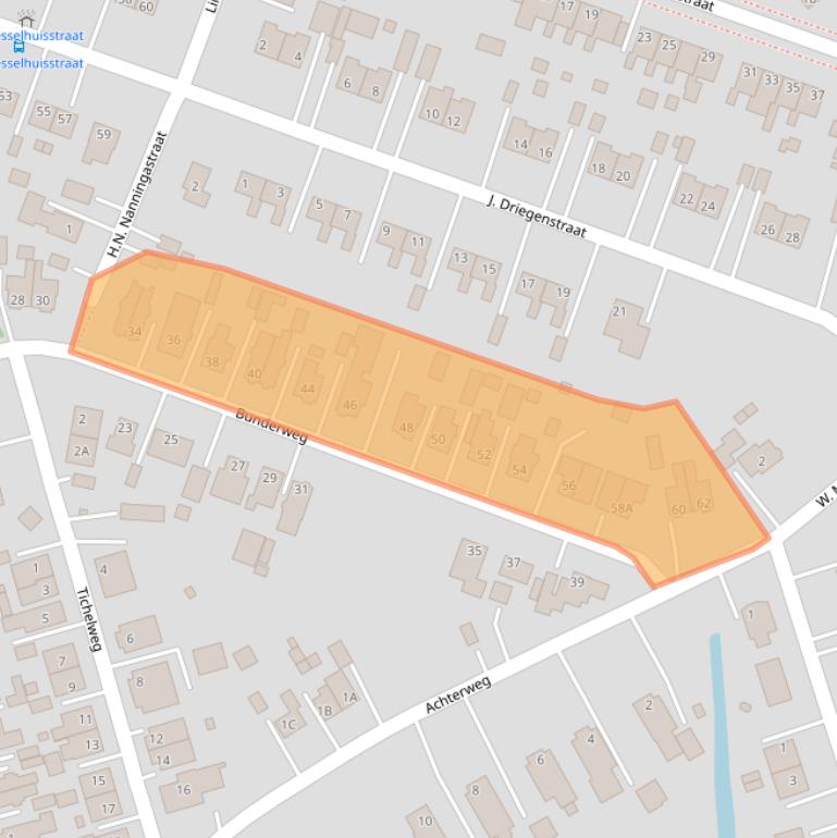 Kaart van postcodegebied 9693BT.