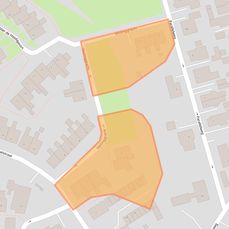 Kaart van postcodegebied 9693CN.