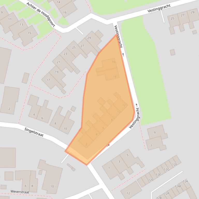 Kaart van postcodegebied 9693CP.