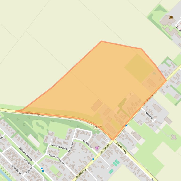 Kaart van postcodegebied 9695AB.