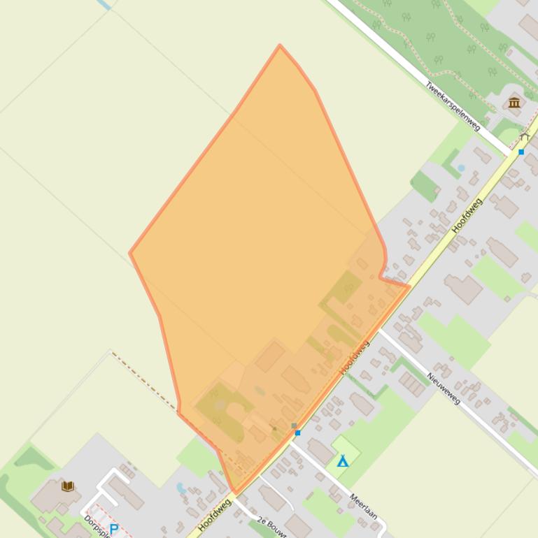 Kaart van postcodegebied 9695AD.