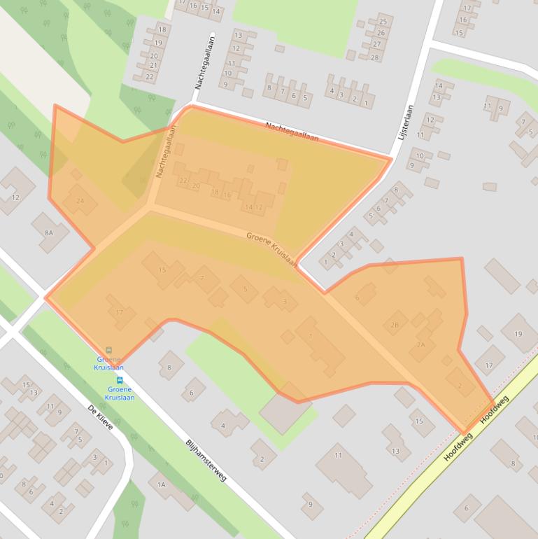 Kaart van postcodegebied 9695BB.