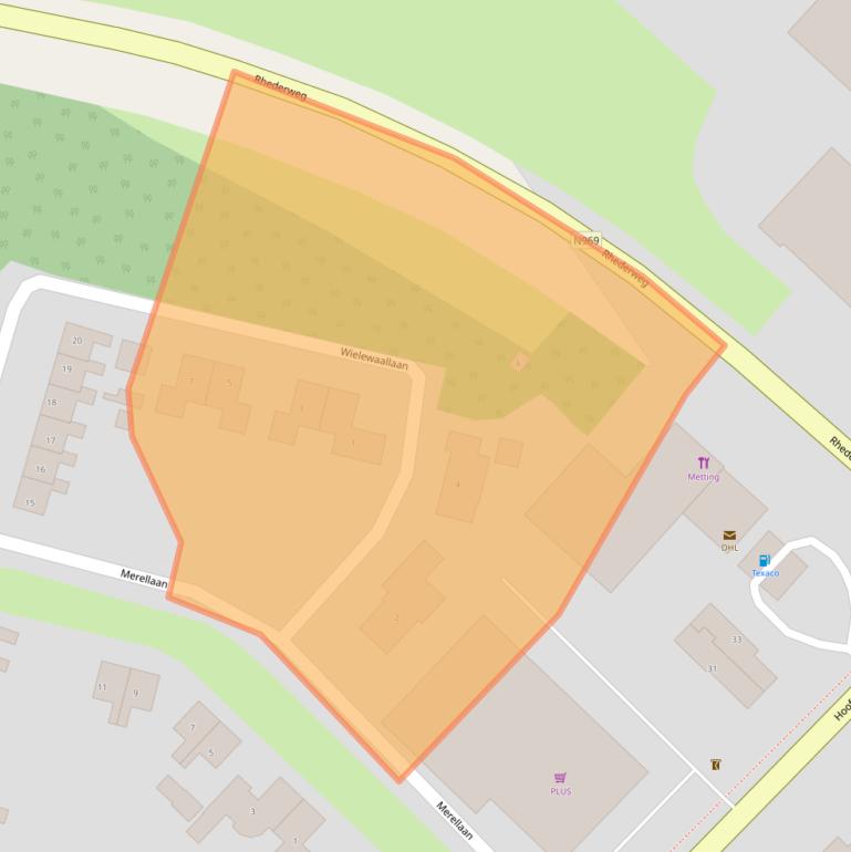 Kaart van postcodegebied 9695BL.