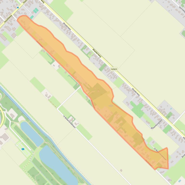 Kaart van postcodegebied 9695BP.