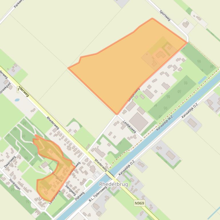 Kaart van postcodegebied 9695CR.