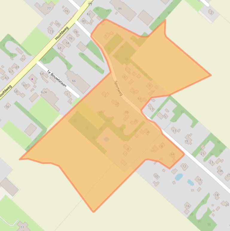 Kaart van postcodegebied 9695EB.